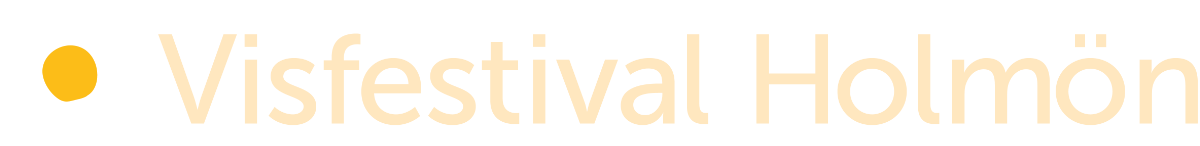 Visfestival Holmön logotyp